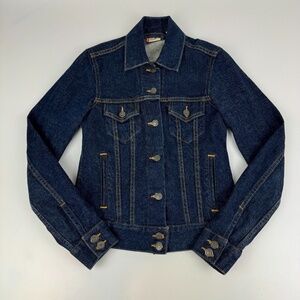 Levi's Womens Size S Trucker Jacket Denim Blue *Read Description